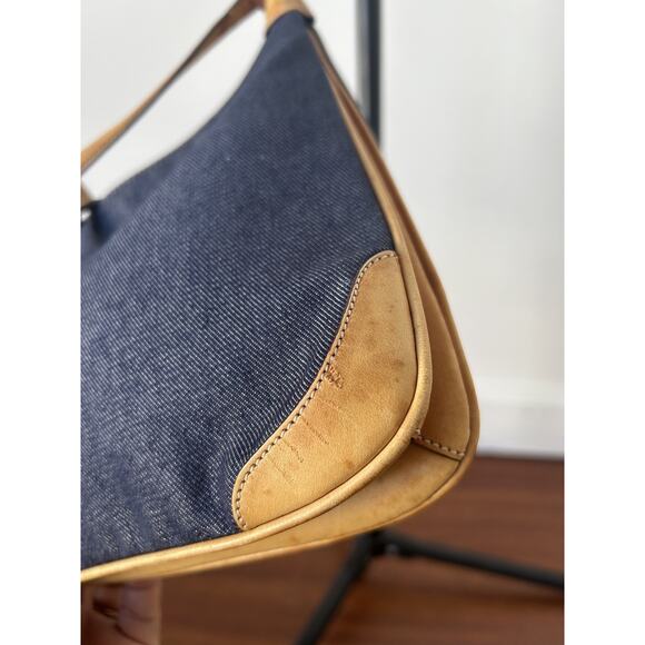 Rehab Project Vintage Y2k Coach Hampton 8318 Denim Clip Hobo Shoulder Bag Read! - Picture 13 of 15